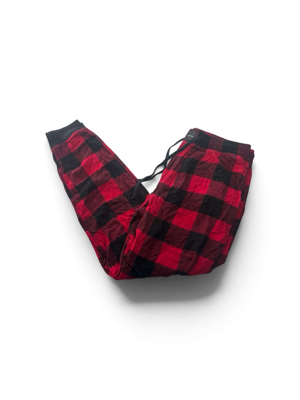 Hollister Sleep Pants Unisex Red/Black Buffalo Checked Flannel Size Large NWOT